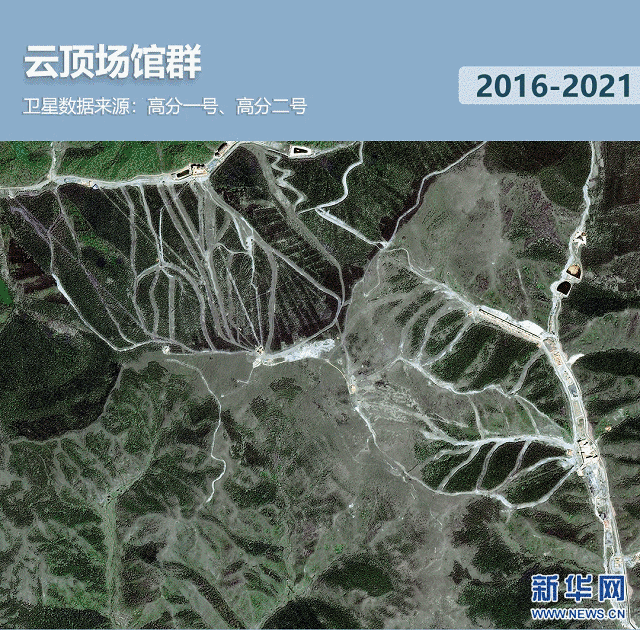 衛(wèi)星見證，這里如何變身“冬奧小城”