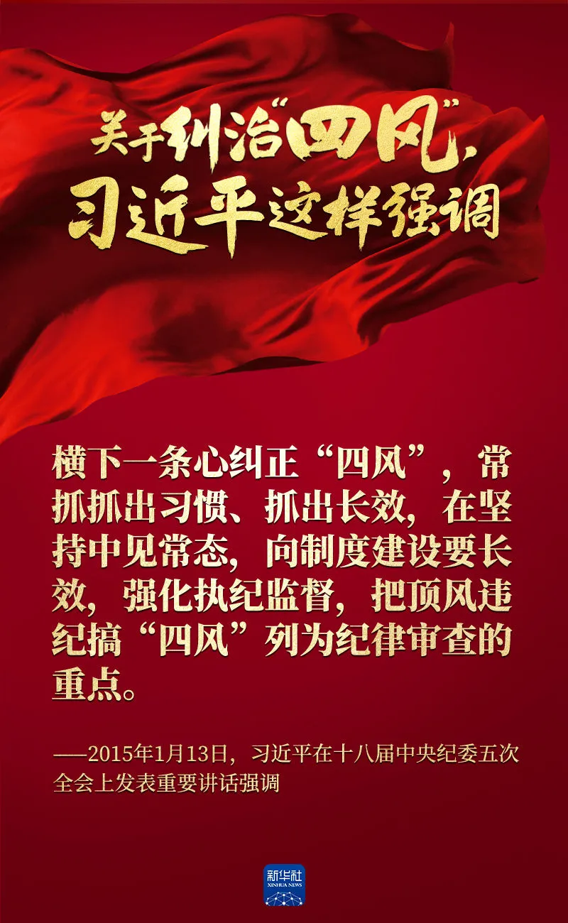 關(guān)于糾治“四風(fēng)”，習(xí)近平這樣強調(diào)