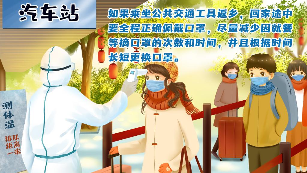 春運進(jìn)行時，人在旅途如何做好防護(hù)？