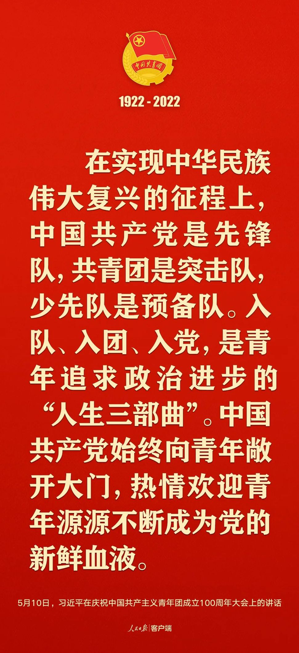 習近平：黨和國家的希望寄托在青年身上！