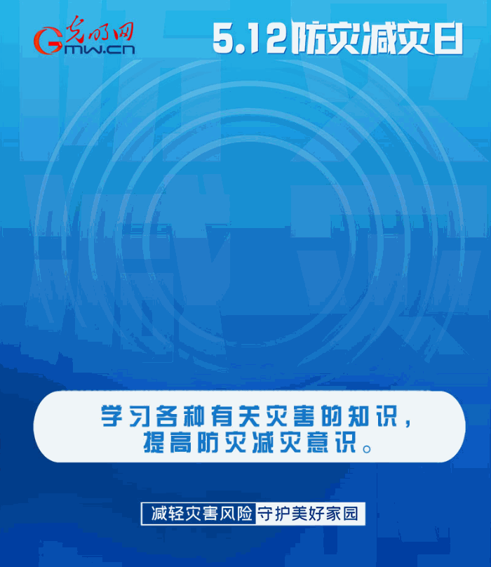 【動(dòng)態(tài)海報(bào)】減輕災(zāi)害風(fēng)險(xiǎn)，從這10個(gè)字開始