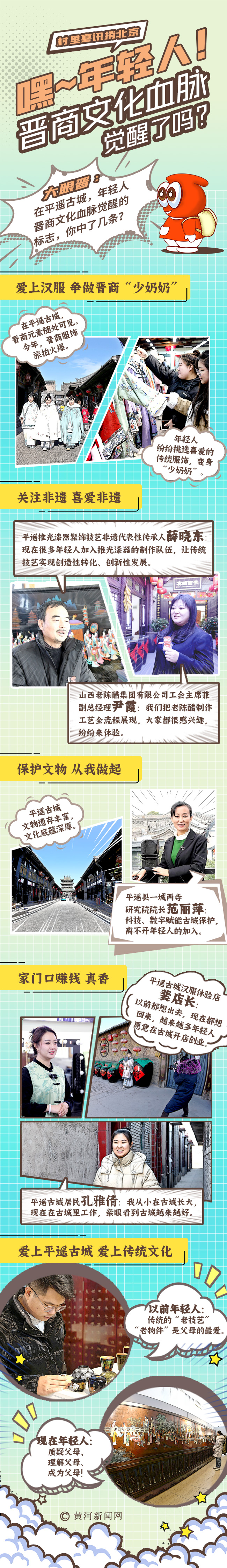 村里喜訊捎北京 | 創(chuàng)意漫畫(huà)：嘿，年輕人！晉商文化血脈覺(jué)醒了嗎？
