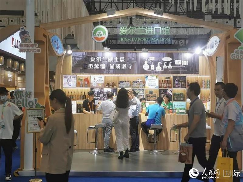 第三屆消博會愛爾蘭進口館。人民網(wǎng)記者 符園園攝