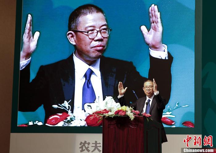 資料圖：農(nóng)夫山泉創(chuàng)始人鐘睒睒。 <a target='_blank' href='/'><p  align=