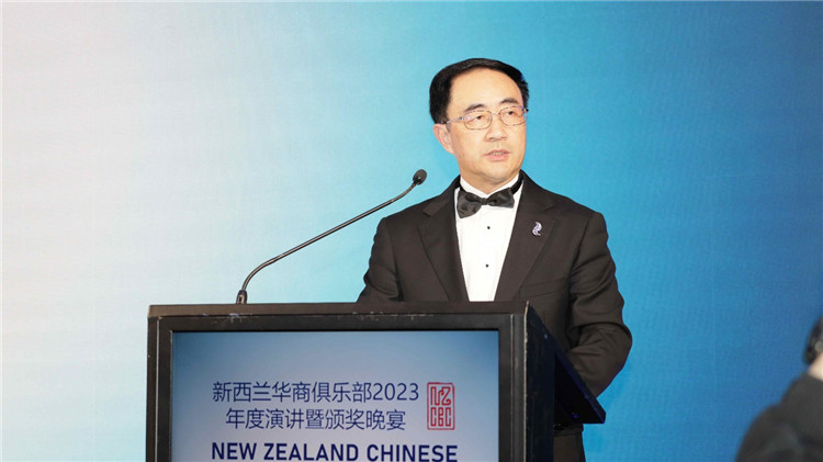 新西蘭華商聯(lián)合總會(huì)主席楊健。攝影：張凱