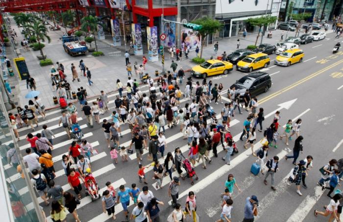 圖為信義商圈。圖片來源：臺灣“中時(shí)新聞網(wǎng)”。