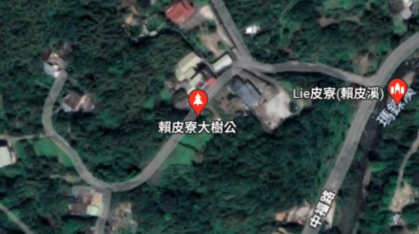 谷歌地圖截圖。圖片來源：臺灣《中國時報》