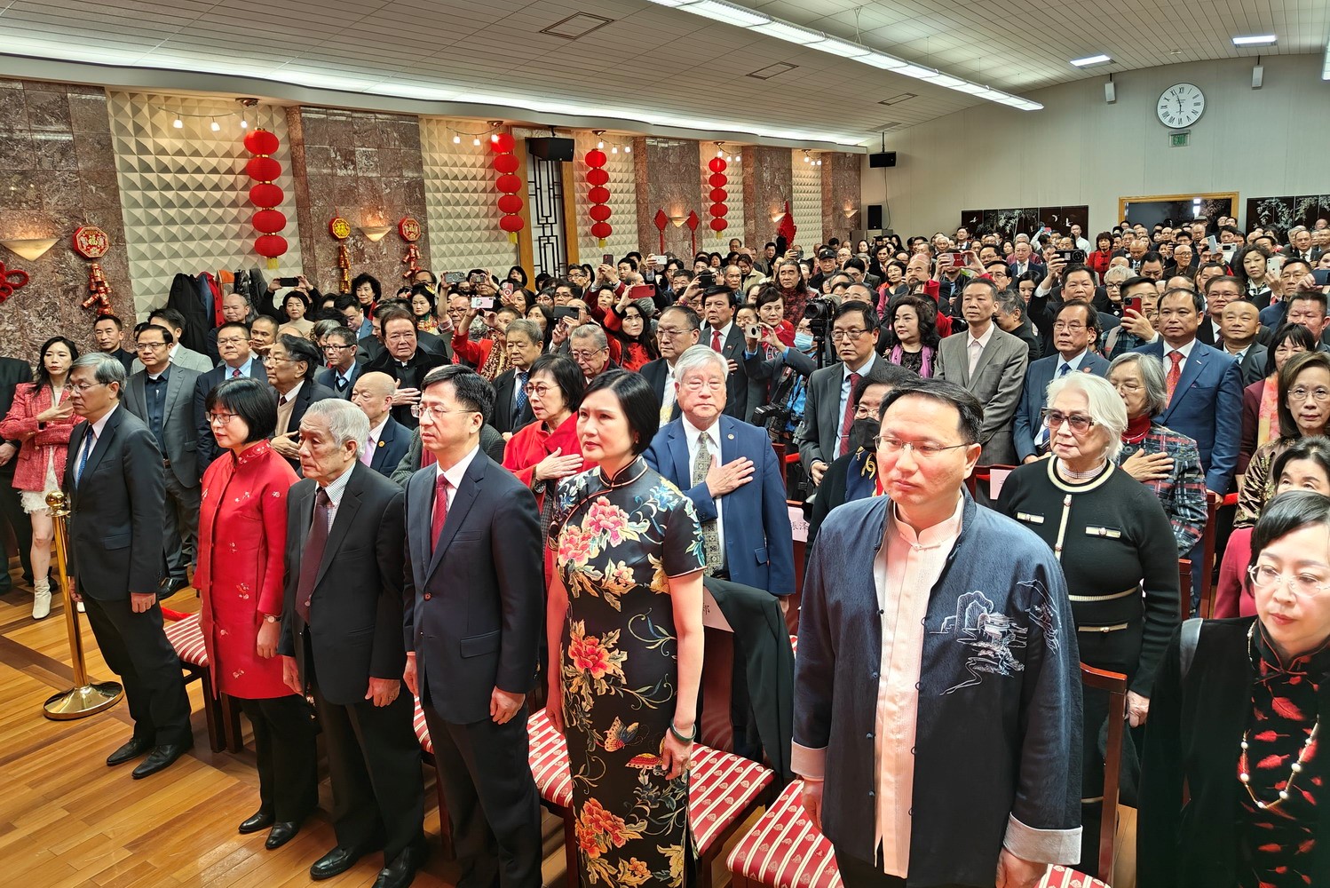 領(lǐng)區(qū)各州代表參加招待會(huì)。主辦方供圖