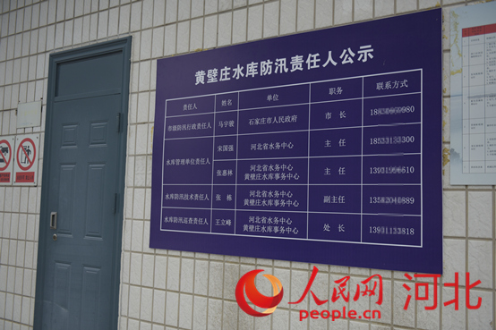 防汛責(zé)任人公示牌。人民網(wǎng)祝龍超攝