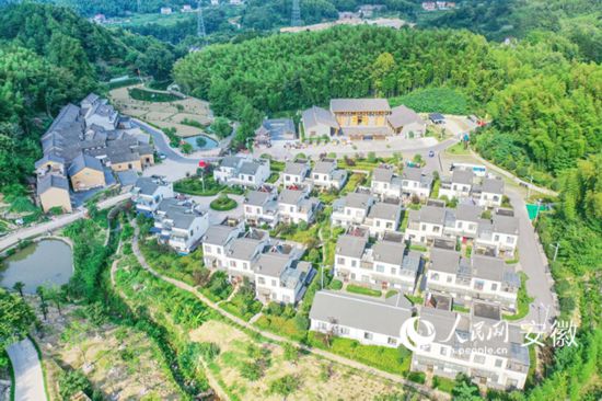 俯瞰大灣村。人民網(wǎng) 陳若天攝