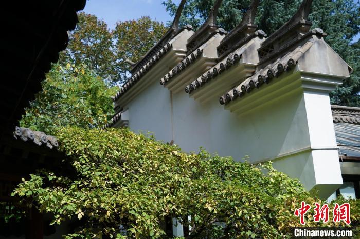 圖為西寧園林植物園內(nèi)的蘇式風(fēng)格建筑。　馬銘言 攝