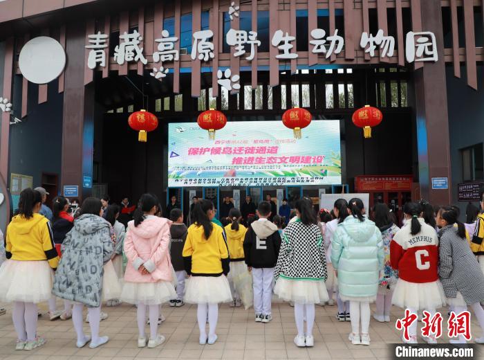 圖為青海省西寧市開展第42屆“愛鳥周”科普宣傳活動(dòng)?！●R銘言 攝