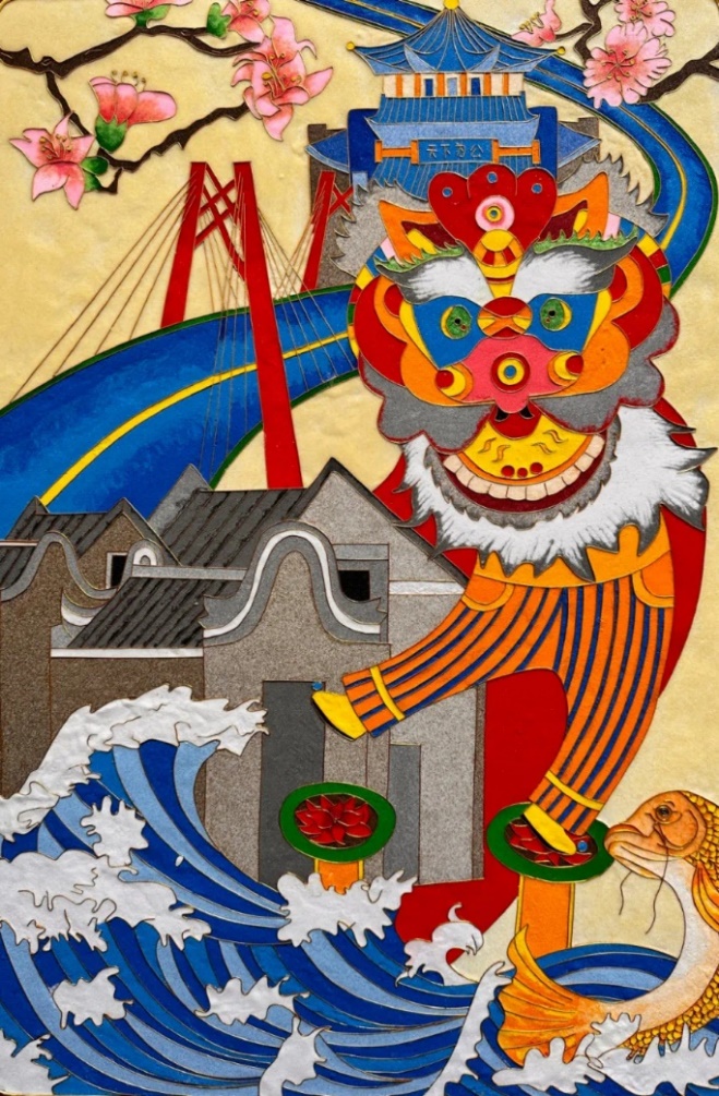 中小學生創(chuàng)新創(chuàng)意設計成果首次登上文博會。參展觀眾供圖