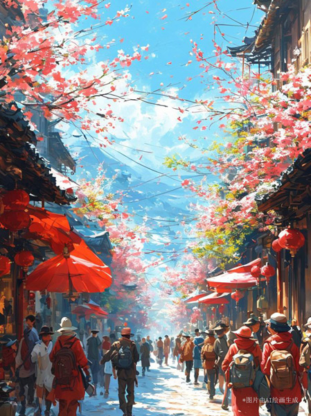 【巳巳如意萬象新】漫評丨紅紅火火中國年，照見新年新圖景