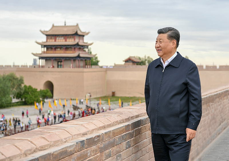 2019年8月20日，習(xí)近平總書記來(lái)到甘肅嘉峪關(guān)關(guān)城，登上城樓察看關(guān)城整體面貌，聽(tīng)取河西走廊長(zhǎng)城、關(guān)隘歷史文化情況介紹。