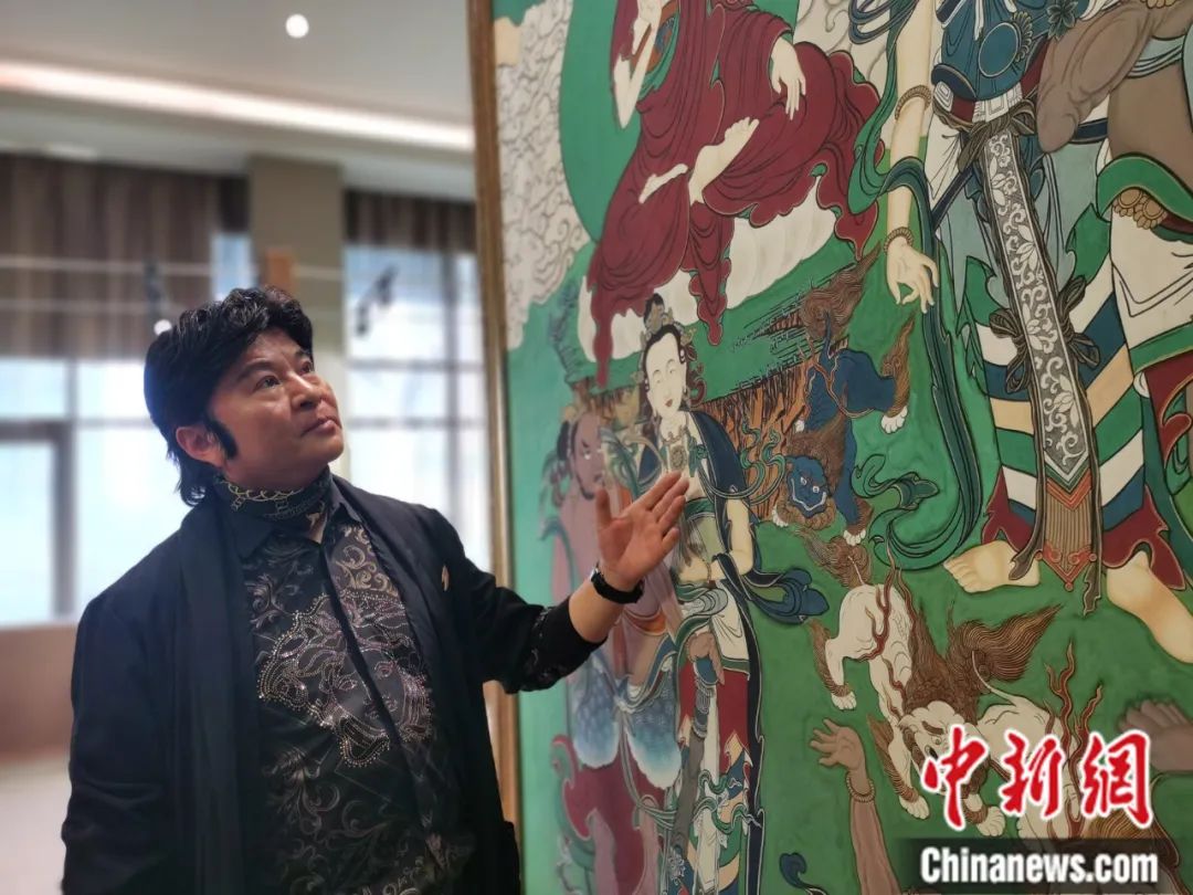國(guó)家一級(jí)美術(shù)師劉觖。張?zhí)砀?攝