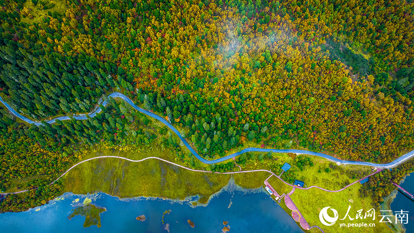 秋日普達(dá)措。格瑪攝