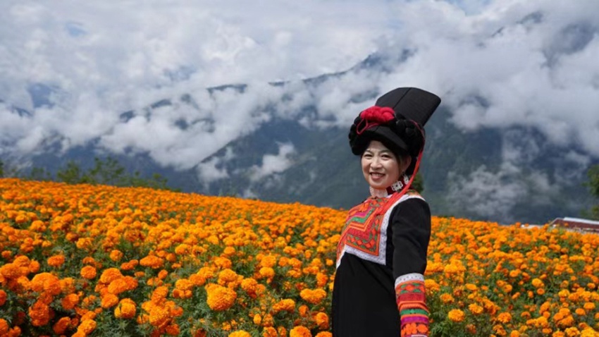 瀘定正以其獨(dú)特的魅力，吸引著各地游客。瀘定縣委宣傳部供圖