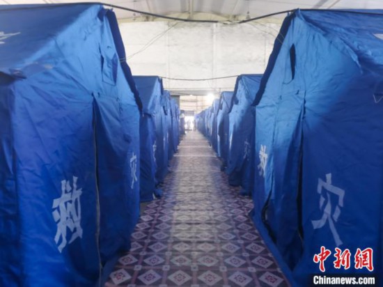 那曲火車站集中健康監(jiān)測(cè)點(diǎn)?！≈袊?guó)鐵路青藏集團(tuán)有限公司拉薩車務(wù)段 供圖